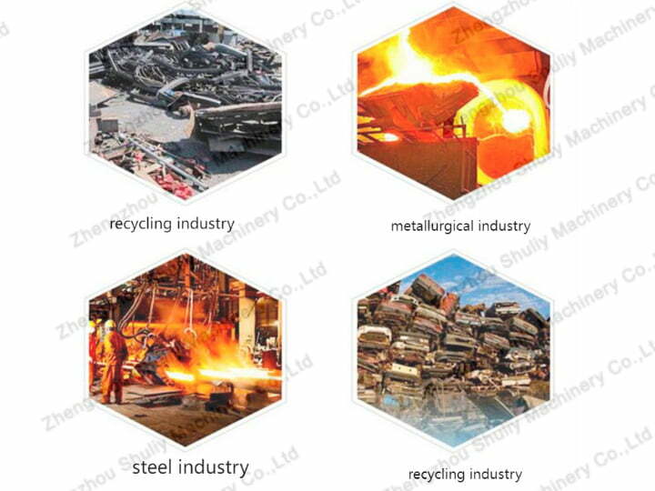 Application of scrap metal baler