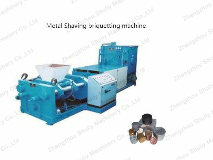 Aluminum chips briquetting machine