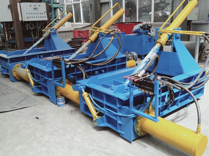 Aluminum sheet baler