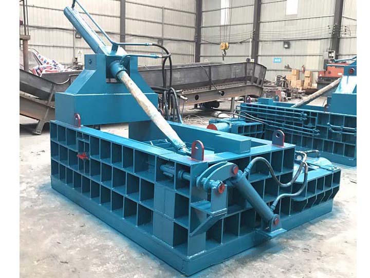 Horizontal-metal-baler-of-different-output