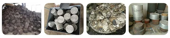 Scrap Metal Chips Briquette Press Machine | Metal Crumbs Briquette Machine 4 Metal chips - metal briquetting