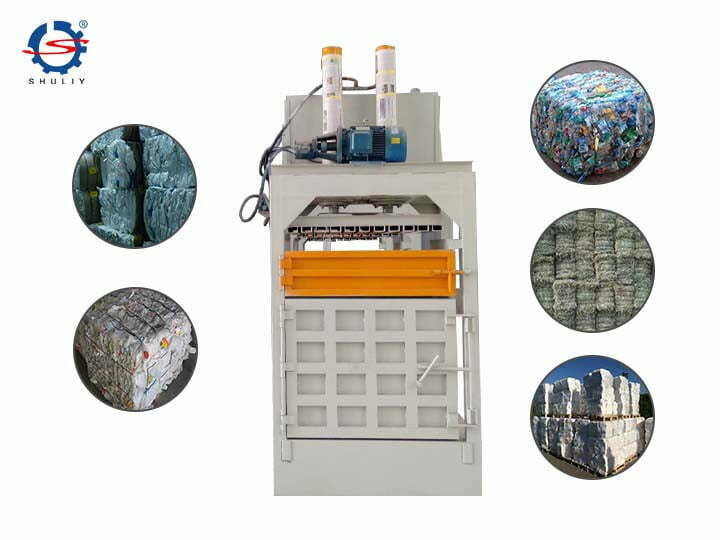 Vertical metal baler