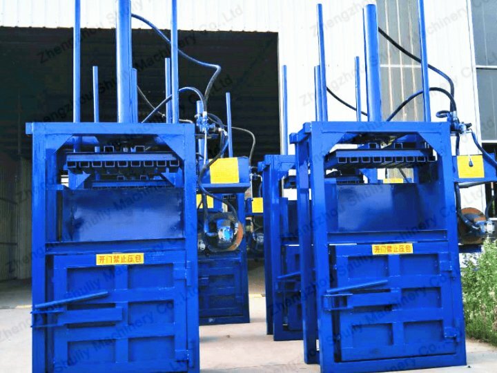 Waste paper baler