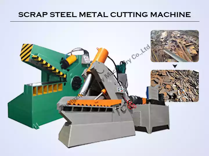 Scrap plate shearing machine | iron scrap cutting machine