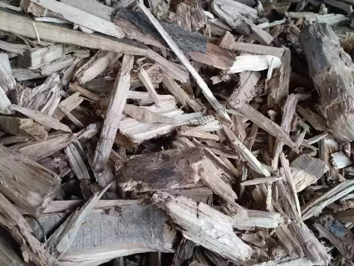 trituracion de paletas de madera