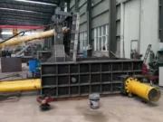 horizontal metal baler