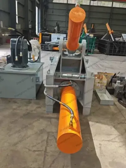 100 Ton Metal Briquette Machine Delivered To Albania 3 Metal baler machine