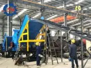 Shuliyスクラップクラッシャー設置現場