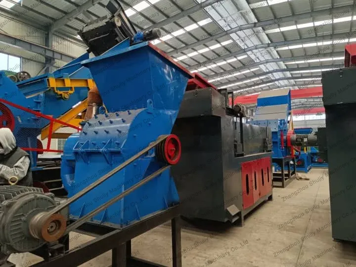 青色金属スクラップクラッシャー