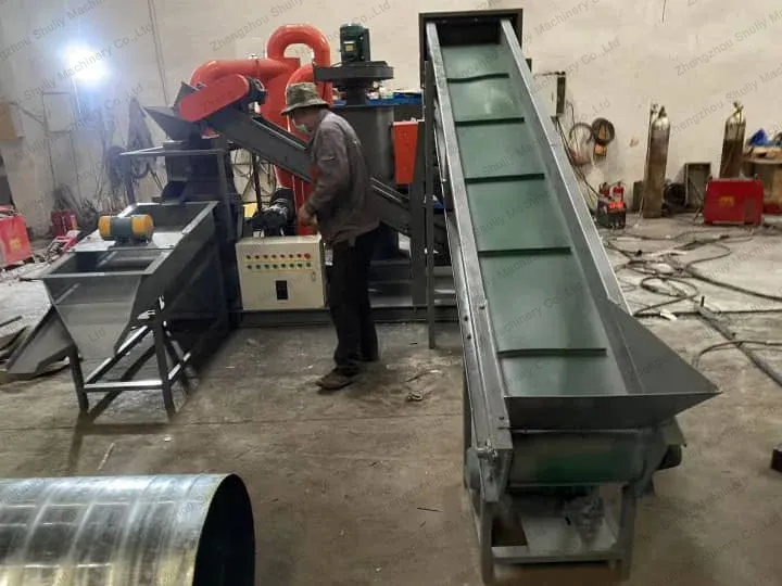 Granulateur de câble en cuivre | Solution de recyclage de fils de cuivre 7 Ligne de granulation de fils de cuivre de petite taille de type 2 de 400