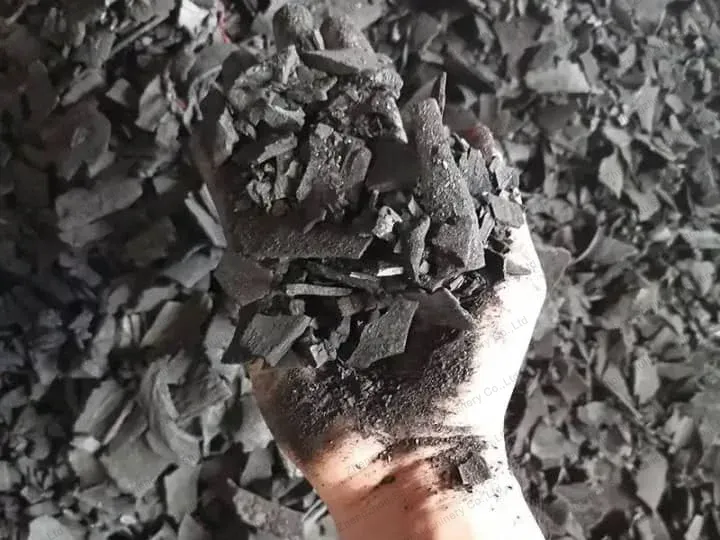 塞拉利昂炭块成型用双轴破碎机 4 粉碎炭