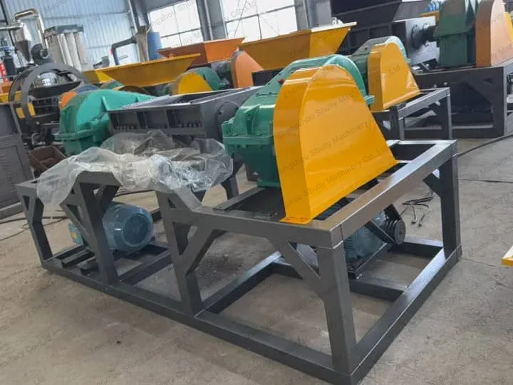 塞拉利昂炭块成型用双轴破碎机 2 双轴破碎机