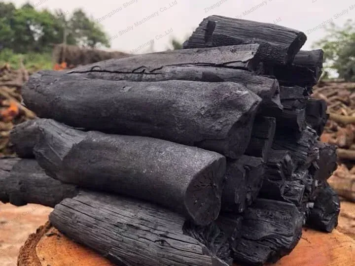 塞拉利昂炭块成型用双轴破碎机 3 整块炭