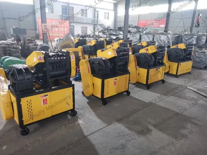 Waste Rebar Straightener Machine 9 Rabar recycling machine