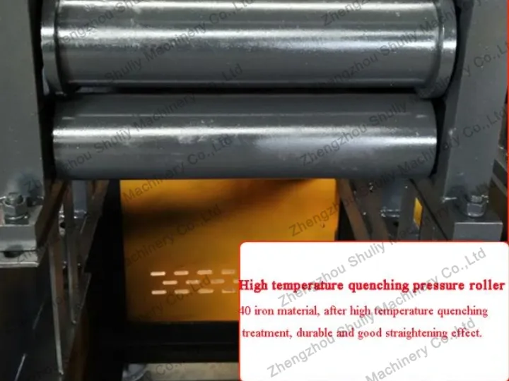 Waste Rebar Straightener Machine 3 Roller of steel bar straightener