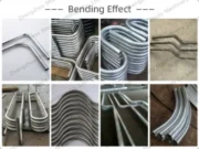 bending effect of CNC pipe bender