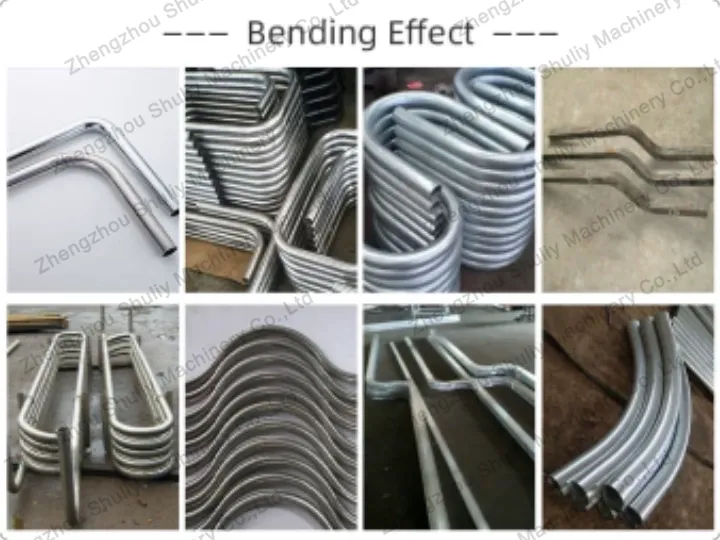 Cnc Pipe Bender Machine 2 Bending effect of cnc pipe bender