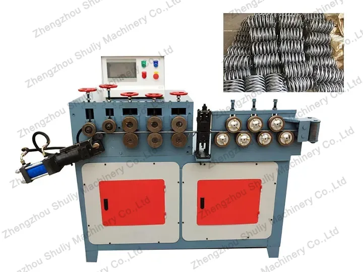 Rebar rounding machine