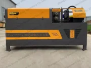 coiled rebar straightening and cutting machine