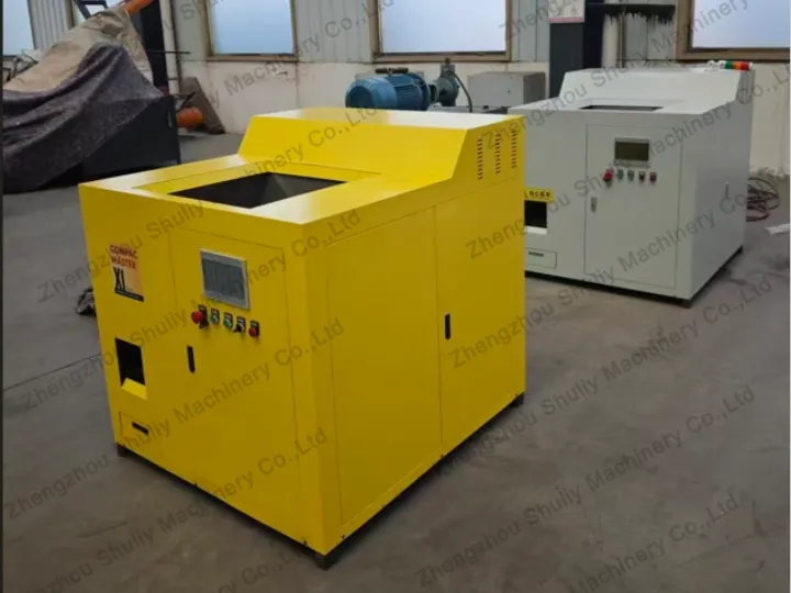 Indian Customer Purchased A Customized Yellow Metal Powder Briquetting Machine 3 Metal powder briquette machine