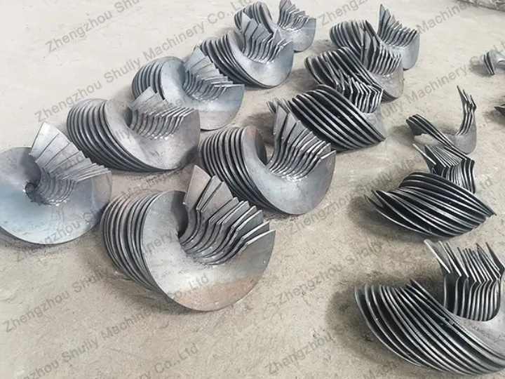 Spiral Blade Forming Machine 7 Processing effect of single spiral blade making machine