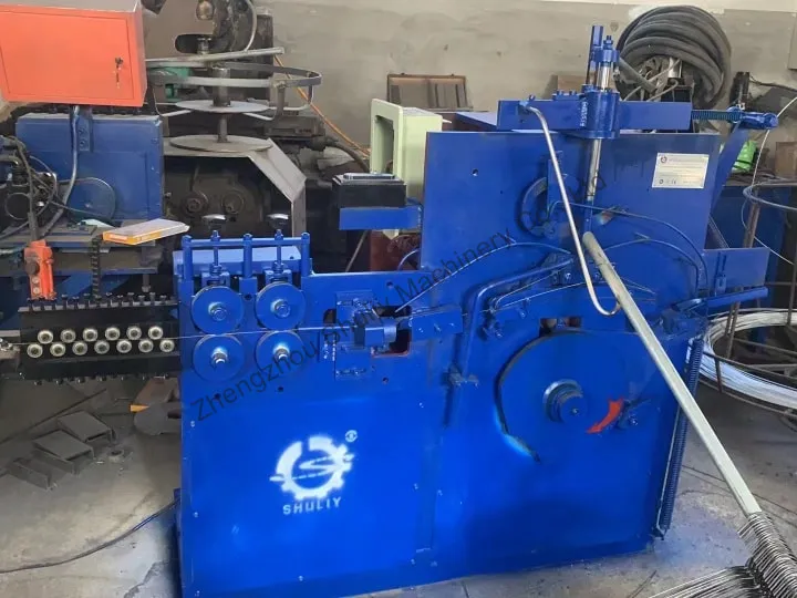 Clothes hanger making machine